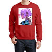 Cyberpunk Girl Crewneck Sweatshirt | Artistshot