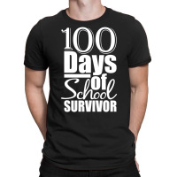 Limited Edition 100th Day Of School 100 Days Survivor Kids Teacher T-shirt | Artistshot