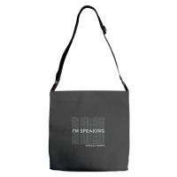 I'm Speaking Kamala Adjustable Strap Totes | Artistshot