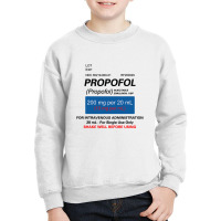 Funny Anesthesia Anesthesiologist Crna Nurse Youth Sweatshirt | Artistshot