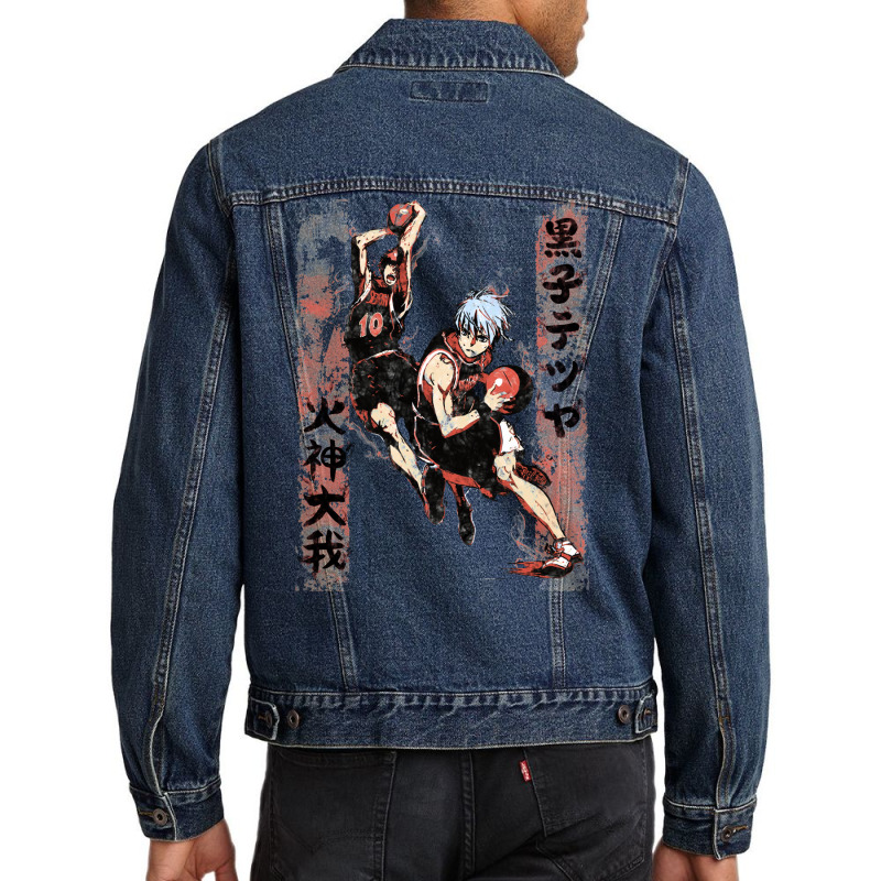 Kuroko & Taiga Men Denim Jacket by fufolyhtyl | Artistshot