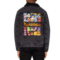 Darkstalkers Unisex Sherpa-lined Denim Jacket | Artistshot