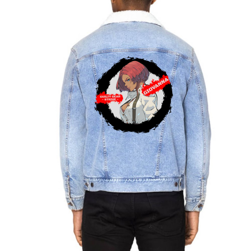 Enzos Giovanna Unisex Sherpa-lined Denim Jacket | Artistshot