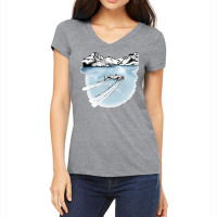 Trackmania   Arctic Lake Slide Women's V-neck T-shirt | Artistshot