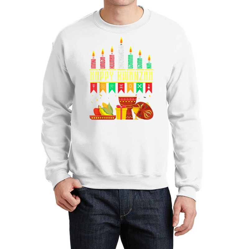 Seven Principles Of Kwanzaa Celebration   Happy Kwanzaa T Shirt Crewneck Sweatshirt by alysestick8m7 | Artistshot