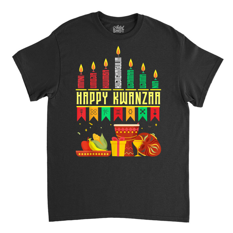 Seven Principles Of Kwanzaa Celebration   Happy Kwanzaa T Shirt Classic T-shirt by alysestick8m7 | Artistshot