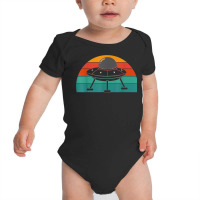 Retro Unidentified Flying Object Sci Fi Alien Ufo T Shirt Baby Bodysuit | Artistshot