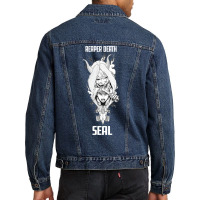 Reaper Death Seal God Men Denim Jacket | Artistshot