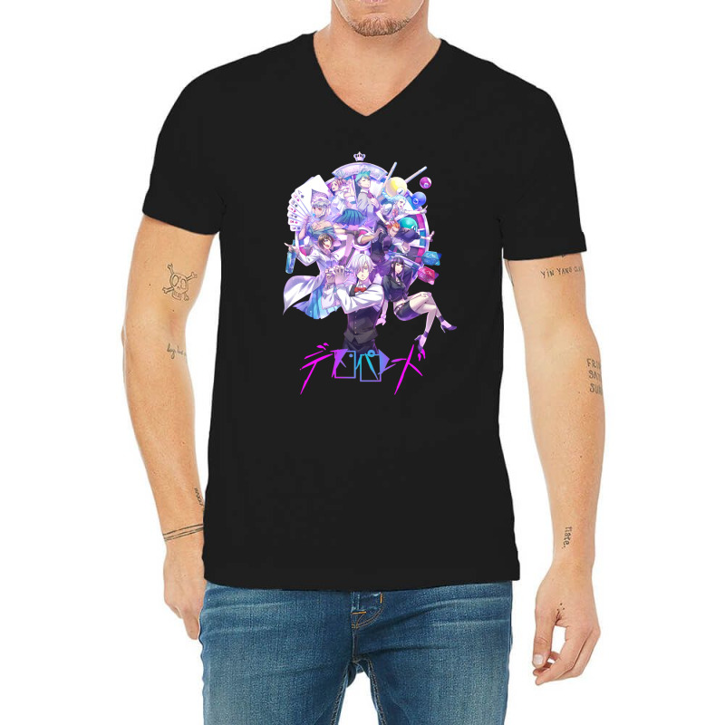 Deathparade V-Neck Tee by livinostuffs6 | Artistshot