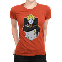 Abelt Dessler  Leader Desslok   Yamato Star Blazers 2199 Ladies Fitted T-shirt | Artistshot