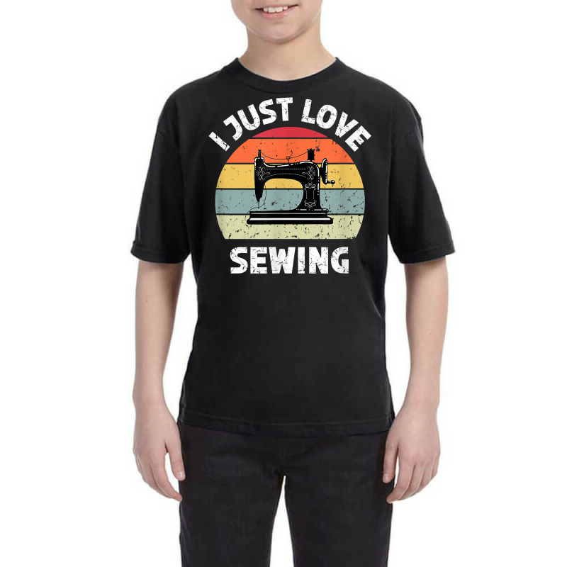 Sewing Machine Quilting Dressmaking Funny Seamstress Retro T Shirt Youth Tee | Artistshot