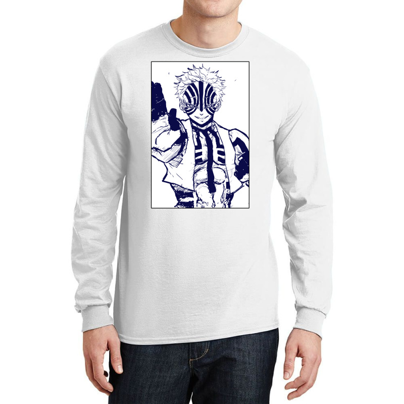 Akaza   Smiling Long Sleeve Shirts by etheletolibq | Artistshot