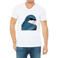 Sumpfschwalbe Vogel Zeichnung Geschenk Frauen Mädchen Männer Kinder V-neck Tee | Artistshot