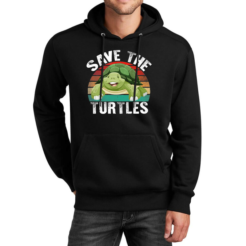 Save The Turtles Shirt Unisex Hoodie | Artistshot