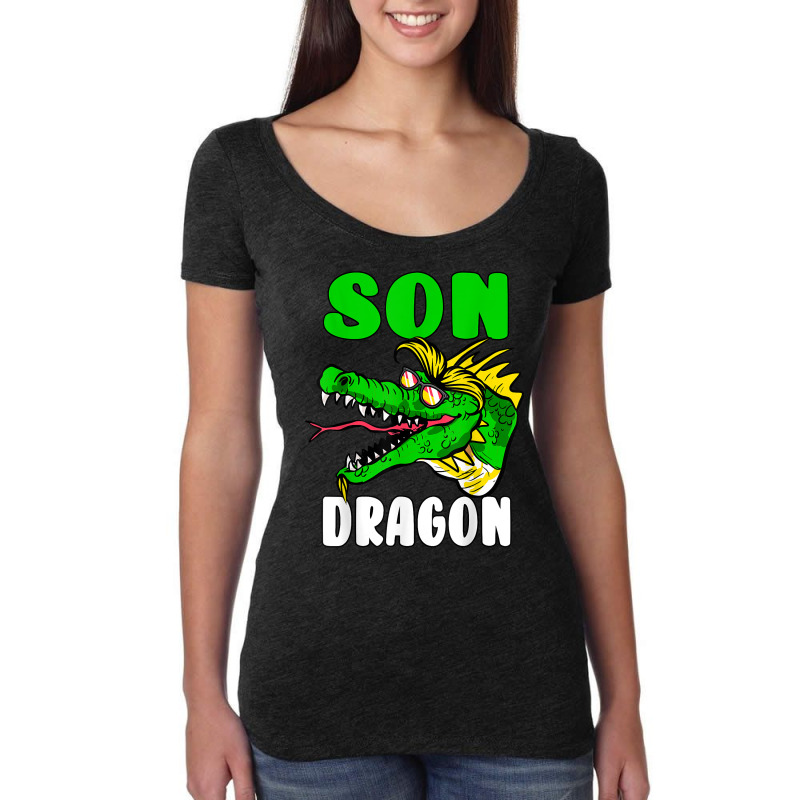 Son Dragon Lover T Shirt Women's Triblend Scoop T-shirt by kogmor58594 | Artistshot