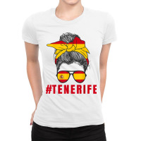 Tenerife Spanish Lady Spain Flag T Shirt Ladies Fitted T-shirt | Artistshot