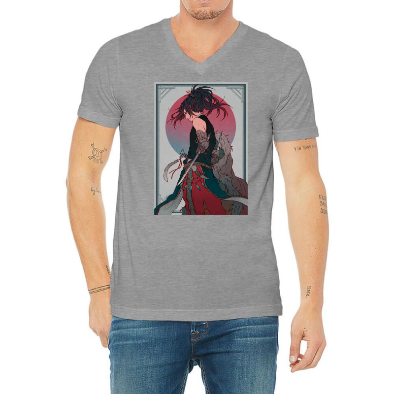 Dororo   10 V-Neck Tee by livinostuffs6 | Artistshot