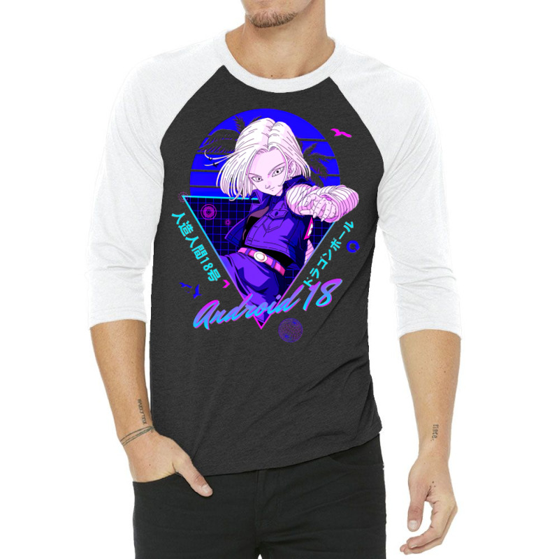 Android 18 3/4 Sleeve Shirt by etheletolibq | Artistshot