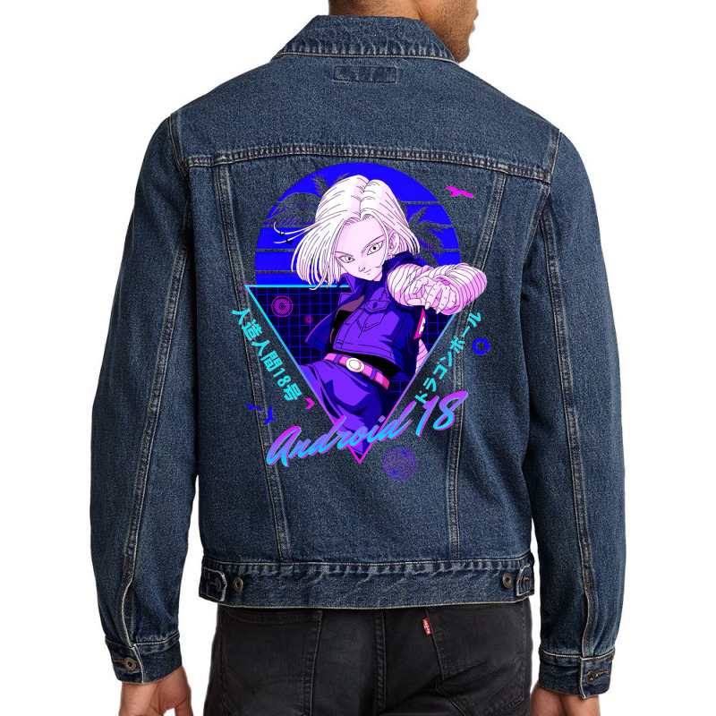 Android 18 Men Denim Jacket by etheletolibq | Artistshot