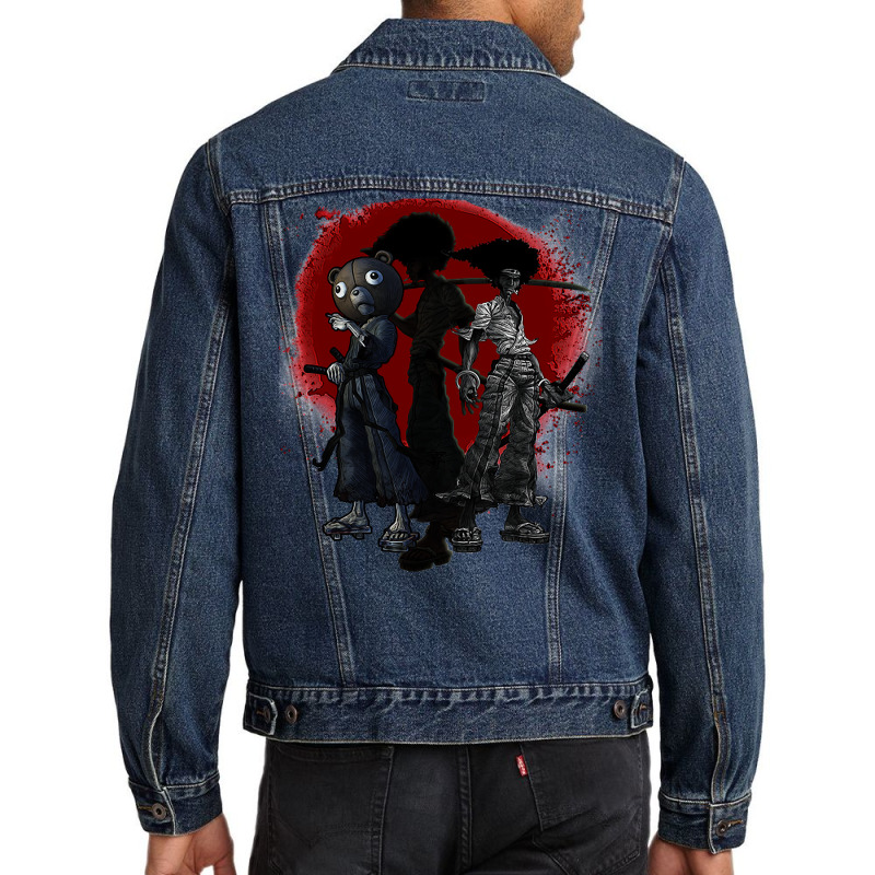 Anime Afro Samurai Essential Men Denim Jacket by etheletolibq | Artistshot