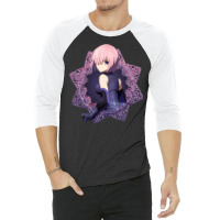 Anime Game Fate Grand Order Mash Kyrielight 3/4 Sleeve Shirt | Artistshot