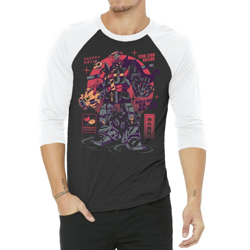 Mecha Jc 3/4 Sleeve Shirt by fufolyhtyl | Artistshot