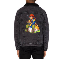 Dragon Quest 8 Unisex Sherpa-lined Denim Jacket | Artistshot