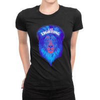 Cat Lighting Ladies Fitted T-shirt | Artistshot