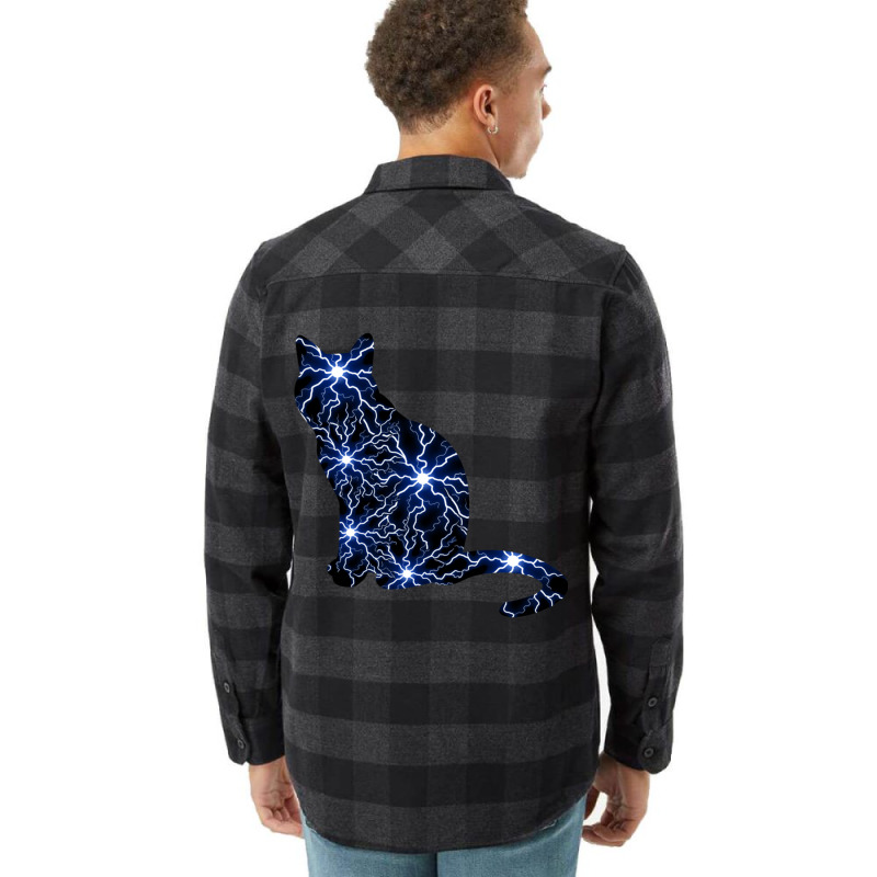 Cat Lightning Flannel Shirt | Artistshot