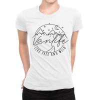 Van Life Essentials Van Dwellers Van Life Nomad Vandwelling T Shirt Ladies Fitted T-shirt | Artistshot