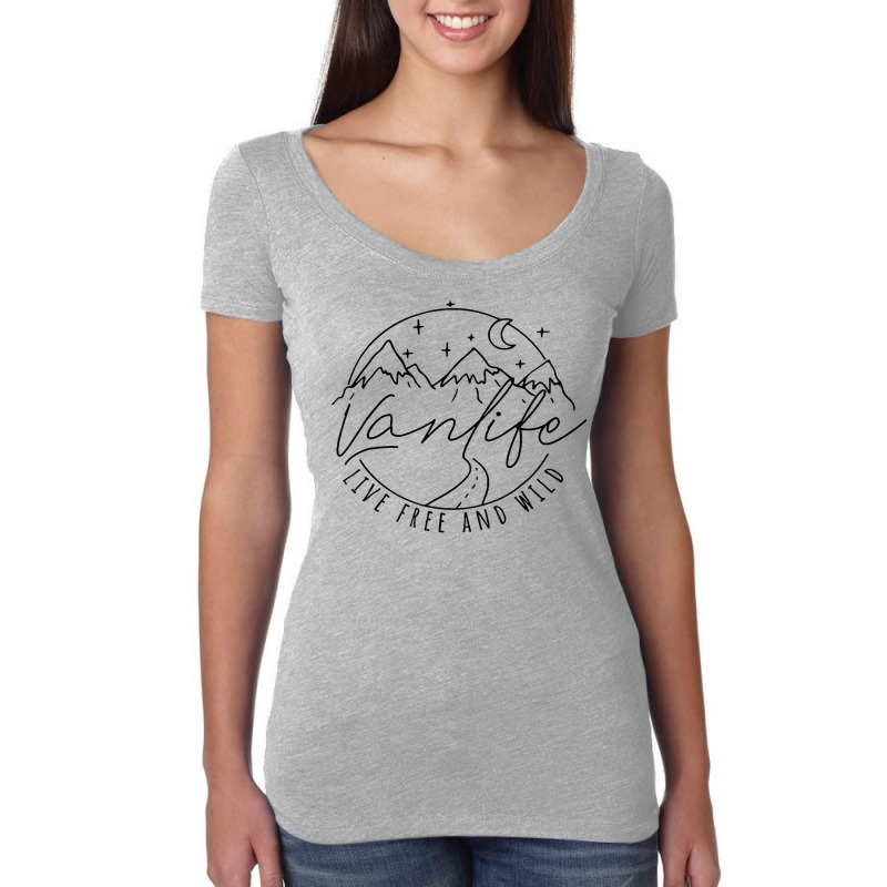 Van Life Essentials Van Dwellers Van Life Nomad Vandwelling T Shirt Women's Triblend Scoop T-shirt by veroniquetour3tz | Artistshot