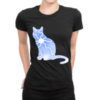 Cat Lightning (2) Ladies Fitted T-shirt | Artistshot