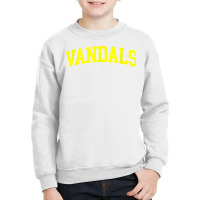 Vandals Arch Athletic College University Alumni Style T Shirt Youth Sweatshirt | Artistshot