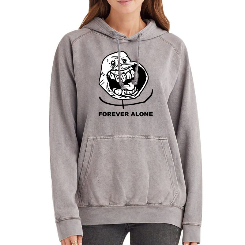 Troll Happy Forever Alone Vintage Hoodie | Artistshot