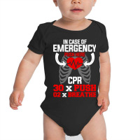 Funny Cpr Instructor First Aid For Nurses Cpr Instructor Baby Bodysuit | Artistshot