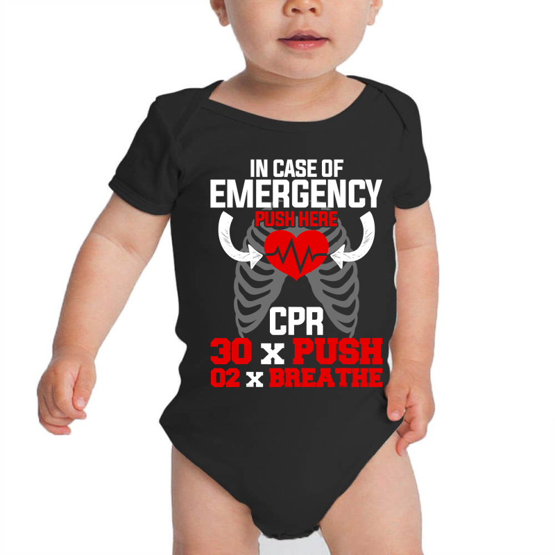 Funny Cpr Instructor First Aid For Nurses Cpr Instructor Baby Bodysuit by JamesArtists | Artistshot