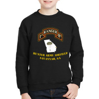 Trending 75th Rangers-hunter Army Airfield 1st Bn Ranger Unit Youth Sweatshirt | Artistshot