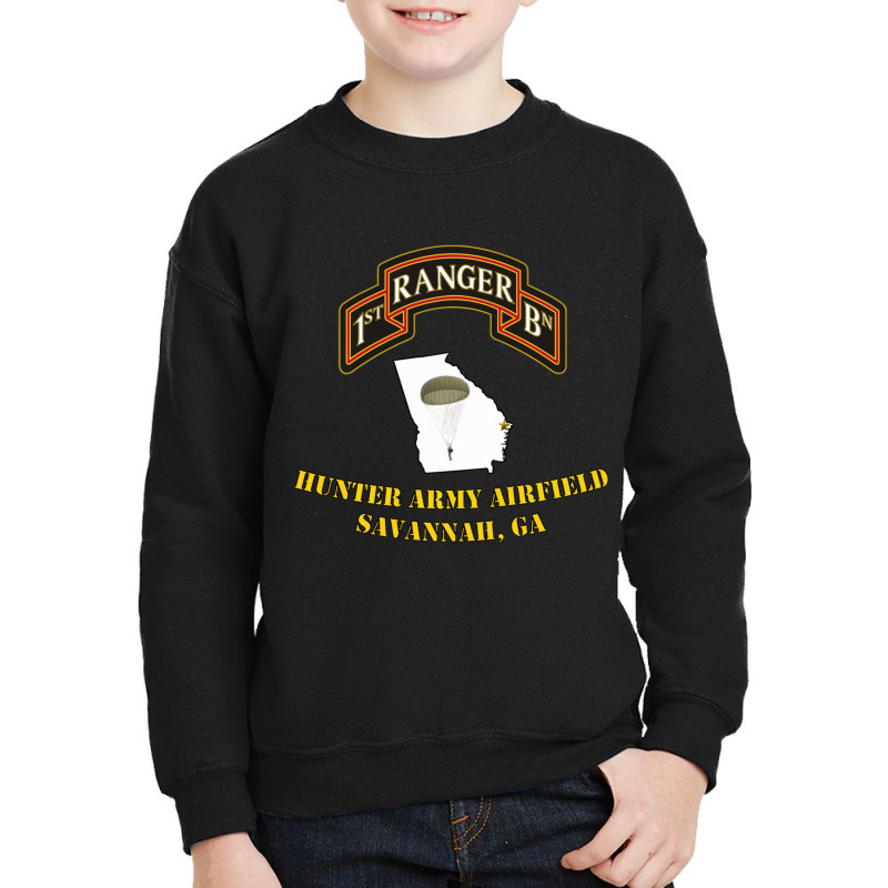 Trending 75th Rangers-hunter Army Airfield 1st Bn Ranger Unit Youth Sweatshirt by Bostic Walling | Artistshot