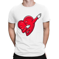 Funny Dabbing Heart Valentines Hip Hop Dance Tshirt T-shirt | Artistshot