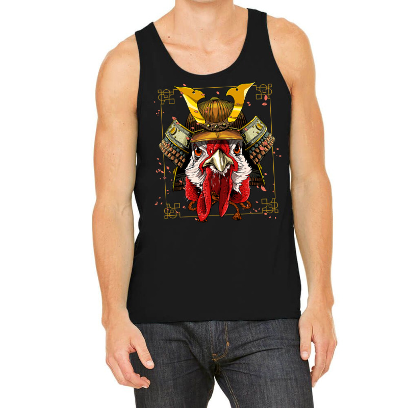 Chicken Chick Samurai Chicken Warrior Samurai Lovers Women Men 211 Roo Tank Top | Artistshot