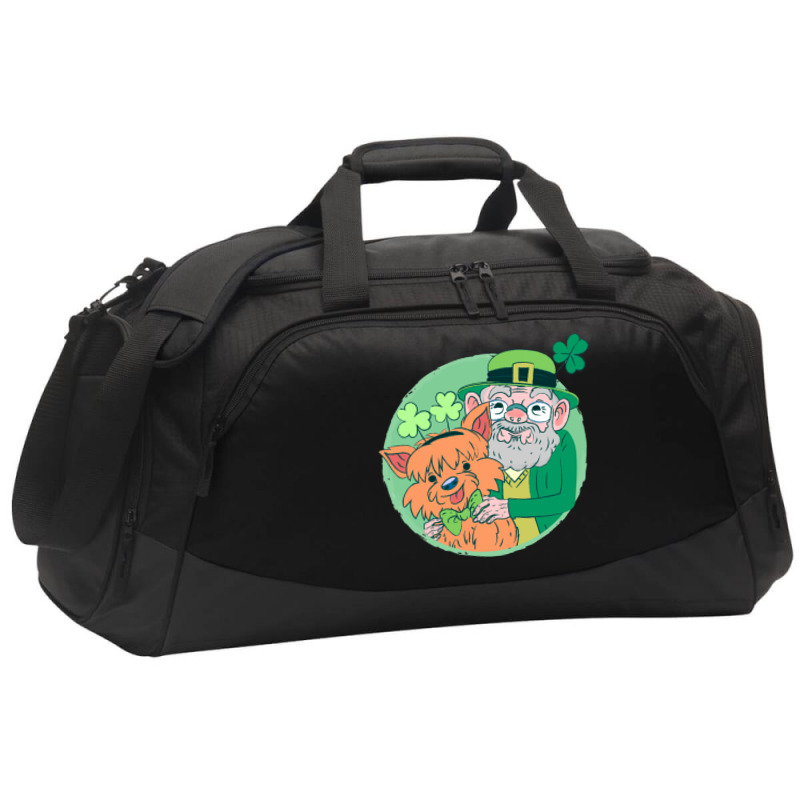 Happy St Patrick Day   Happy St Patricks Day Active Duffel | Artistshot