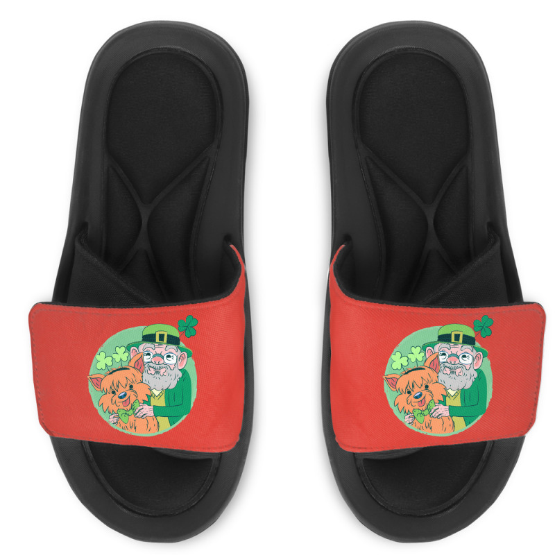 Happy St Patrick Day   Happy St Patricks Day Slide Sandal | Artistshot