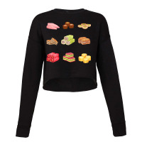 Assorted Arabian Sweets  Arabic Sweets Cropped Sweater | Artistshot