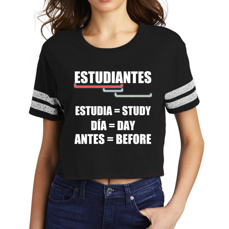 Hot Trend Estudiantes En Espanol Spanish Teacher For Profesor Scorecard Crop Tee by Hugo Flowers | Artistshot