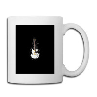 Alpine White Semihollow Electric Guitar Flowering Vines Coffee Mug | Artistshot