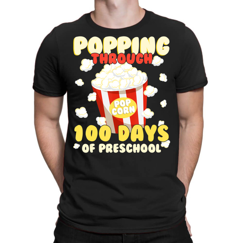 Limited Edition 100 Days Smarter Popping Through 100 Days Of Preschool T-shirt | Artistshot