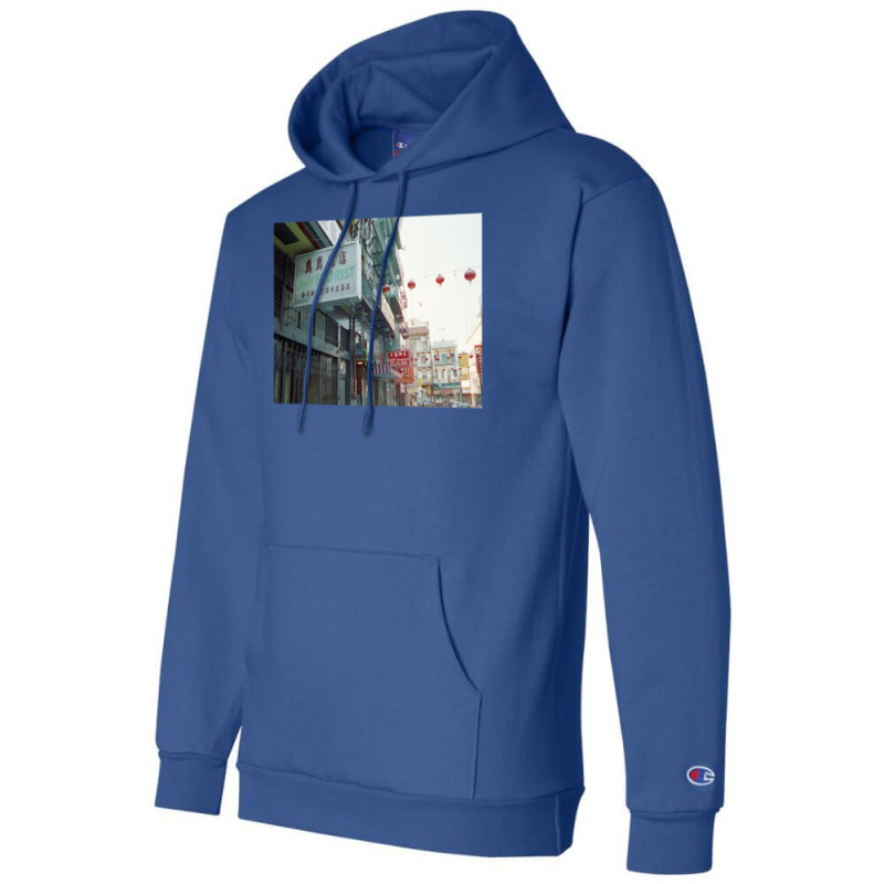 Busy Vistas Classic Retro Travel Champion Hoodie by cupzchewl | Artistshot