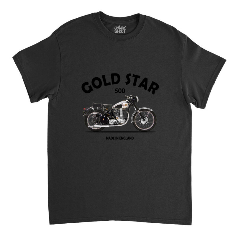 Gold Star Classic Motorcycle Classic T-shirt by LindsayAnnSkog | Artistshot