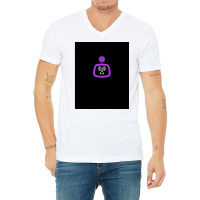 Mixed Signals  Purple Graphic  Cool Travel V-neck Tee | Artistshot