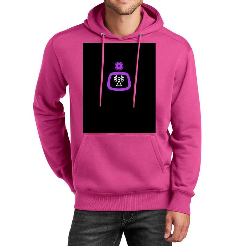 Mixed Signals  Purple Graphic  Cool Travel Unisex Hoodie | Artistshot